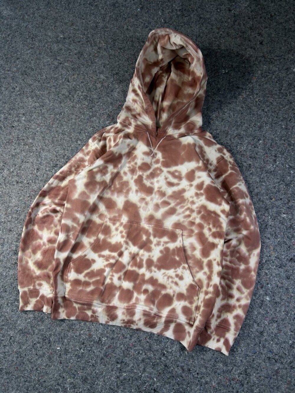 Lululemon Scuba Hoodie Size 6 Pink Tie Dye Cotton Fleece